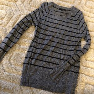 Mossimo Striped Tunic Length Sweater